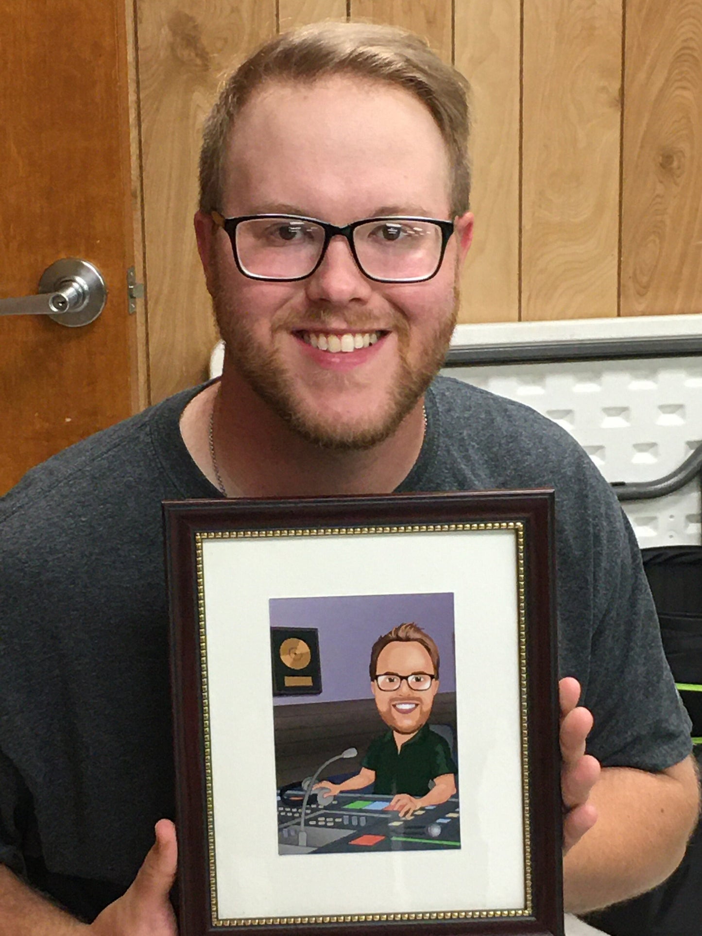 Computer Geek Gift - Custom Caricature Portrait From Your Photo